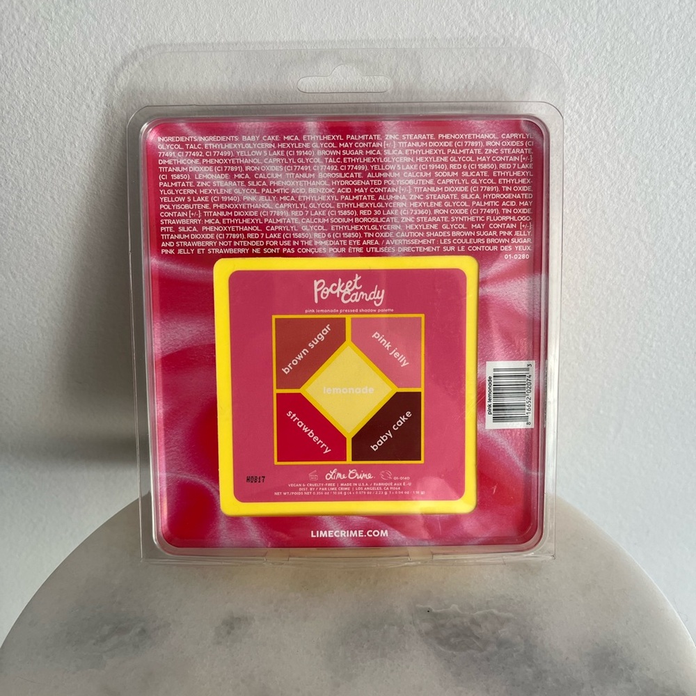 Lime Crime Pocket Candy Palette - Pink Lemonade - New - Picture 6 of 6
